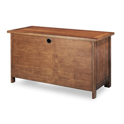 Tahoe Aged Maple Executive Pedestal Desk by Home Styles, 5412-18 - WoodArtSupply