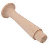 Birch Medium Shaker Pegs | 2-1/2" Length | Pack of 10 | Wood Pegs for Hanging | Coat Rack Pegs | UA-87-BWSP UNIQANTIQ HARDWARE SUPPLY