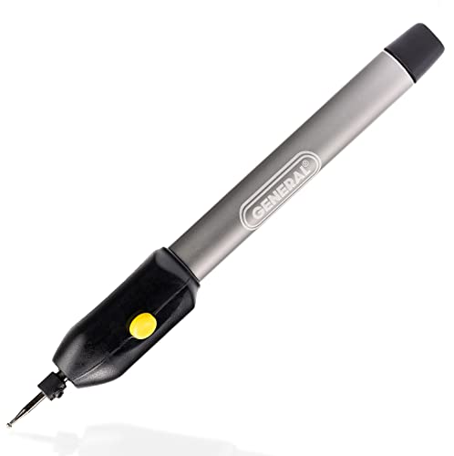 General Tools Cordless Engraving Pen for Metal - Diamond Tip Etching Tool for Engraving Toys, Sporting Goods, & Glass Gifts - WoodArtSupply