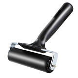 Lydia's Deal Rubber Roller Brayer for Printmaking, Ink Roller Tool Brayer Rollers for Crafting, Printing, Inking and Stamping (4-Inch, Black) Lydia's Deal