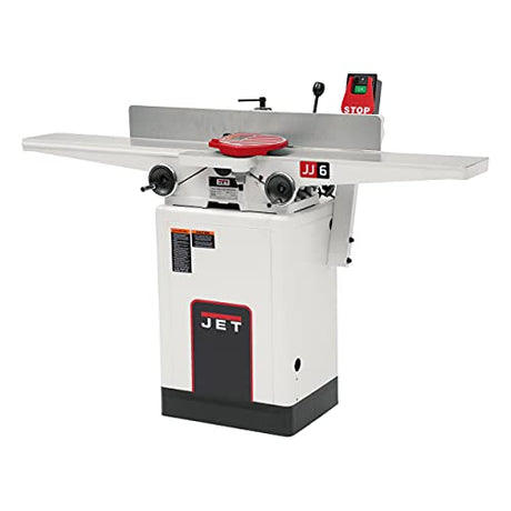 JET 6-Inch Long Bed Wood Jointer, Helical Head, 1Ph 115/230V (JJ-6HHDX) Jet