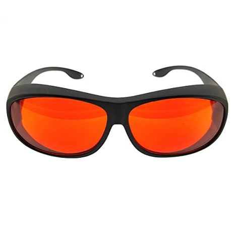 Laser Safety Glasses 532nm OD6 180nm-532nm Wavelength Violet/Blue/Green Laser Protective Goggles for 405nm, 445nm, 450nm,473nm 532nm, Like Tattoo laserland