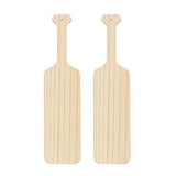 BATTIFE 2Pack 15 Inch Greek Fraternity Paddle, Unfinished Solid Pine Wood Paddles, Wooden Sorority Frat Paddle for Arts Crafts BATTIFE