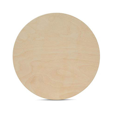 Wood Circles 13 inch 1/2 inch Thick, Unfinished Birch Plaques, Pack of 3 Wooden Circles for Crafts and Blank Sign Rounds, by Woodpeckers Woodpeckers