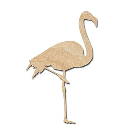 Flamingo Wood Cutouts for crafts, Laser Cut Wood Shapes 5mm thick Baltic Birch Wood, Multiple Sizes Available Elliefont Styles