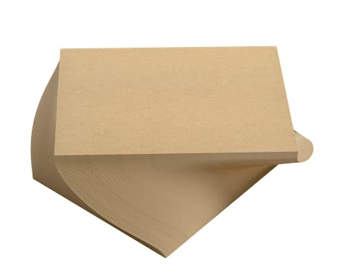 Chipboard Sheets 8.5" x 11" - 100 Sheets of 22 Point Chip Board for Crafts - This Kraft Board is a Great Alternative to MDF Board and Cardboard - WoodArtSupply