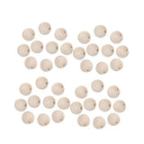 KALLORY 200pcs Small Wooden Beads Spacer Loose Beads Wooden Charm Beads Wood Craft Beads Jewelry Making Beads Wood Loose Beads Unfinished Spacer KALLORY