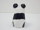 Selsela Panda Figurine Decor Bear Handmade Statue Miniature Wood Art Wall Carved Small Animal Selsela