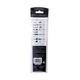 Royal & Langnickel Gold Royal Zip N' Close Taklon Round 6-Piece Brush Set, 10.5 x 2.9 x 0.5 Royal & Langnickel