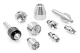 WEN LA0009 9-Piece MT2 Wood Lathe Drive and Live Center Kit with Aluminum Case WEN