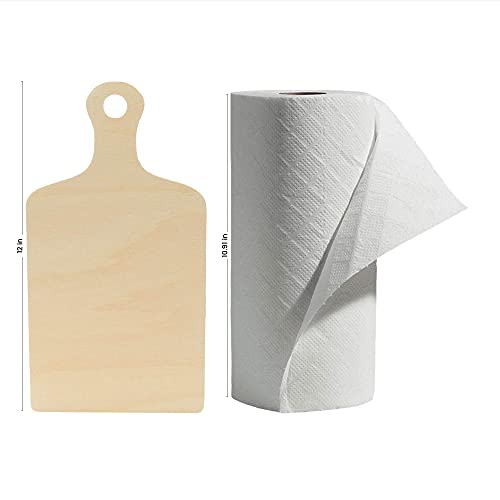 Wooden Cutting Board Shapes, 12" with Handle, Pack of 3 Wooden Cutting Boards by Woodpeckers, for Kitchen, Decor, and Charcuterie Boards Woodpeckers