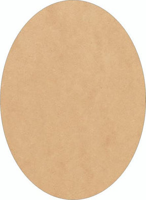 Wood Oval 16" Cutout, Unfinished Wooden 1/4" MDF Oval Shape NEXTCraft