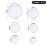 12Pcs Transparent Resin Molds Silicone Set, Clear Silicone Molds for Epoxy Resin Include Seamless Sphere ,Deep Cube Resin Molds Silicone,Molds for Loyohep