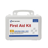 First Aid Only 91324 ANSI A 25-Person Emergency First Aid Kit for Office, Home, and Construction, 94 Pieces First Aid Only