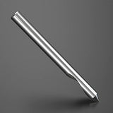 HUHAO Spiral 60 Degree V Groove Engraving Tool Flat Bottom CNC Router Bits 1/8 Inch Shank for Aluminum MDF Hard Wood Copper 5PCS HUHAO