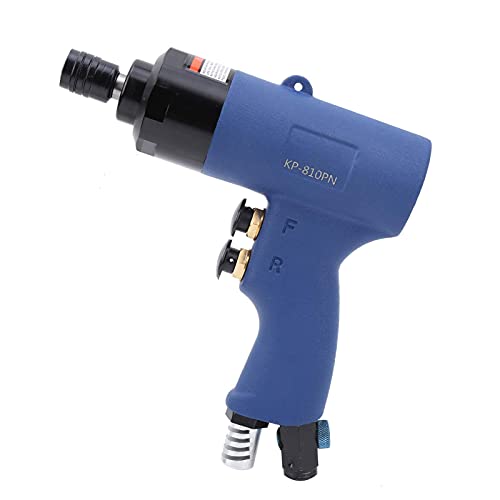 Pneumatic Air Screwdriver Impact Tapping Gun with Seesaw CW and CCW Switch and Double Hammer Strike Structure(Japanese air nozzle) - WoodArtSupply