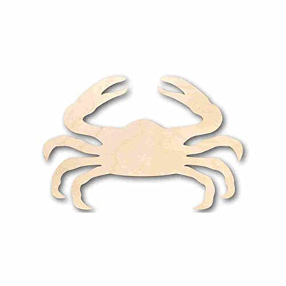 Unfinished Wood Crab Shape - Ocean - Nursery - Craft - up to 24" DIY 18" / 1/2" - WoodArtSupply