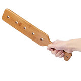 BATTIFE 14 inch Bamboo Paddle Lightweight Durable Smooth Paddle with Airflow Holes Unfinished Wooden Paddle BATTIFE