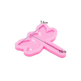 64Pcs Epoxy Resin Molds Kit, Bird Dragonfly Butterfly Cherry Flower Shape Silicone Molds for Resin Epoxy Casting Molds with Hole, Keychain and Jump Angel Wings