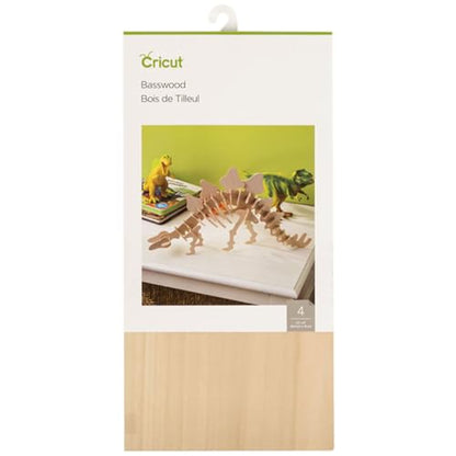 Cricut 6X12(4) Basswood Natural - WoodArtSupply