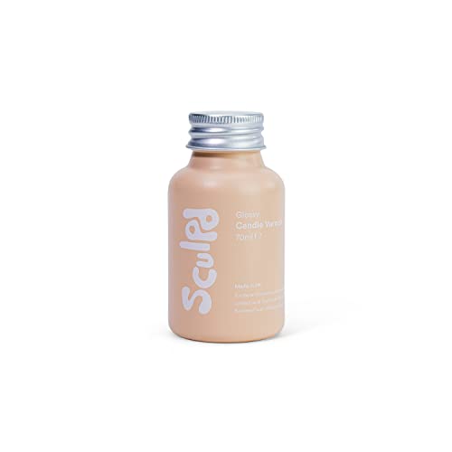 Sculpd Clear Glossy Candle Making Varnish, Perfect for Air Dry Clay Pottery, Create Clay Candles and Protect with Our Glossy Candle Varnish, Sculpd