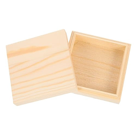 VILLCASE wooden box vintage jewelry case unfinished jewelry organizer countertop canister portable jewelry case necklace organizer Decorative Storage VILLCASE