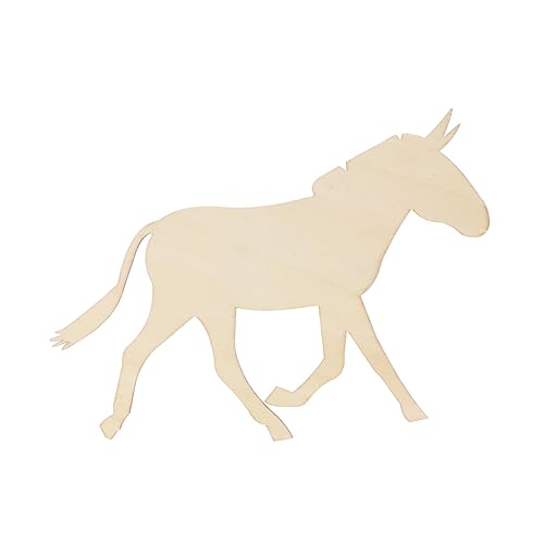 TEHAUX Unfinished Wood Ornaments Unfinished Wood Cutouts Wood Chips for Crafts Pendant Wooden Graffiti TEHAUX