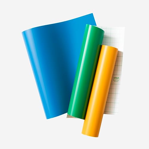 Cricut Smart Vinyl Summer Sampler - Permanent Vinyl Sheet Pack for Cricut Joy Xtra, Water & UV Resistant, Dishwasher-Friendly All-Weather Smart Cricut