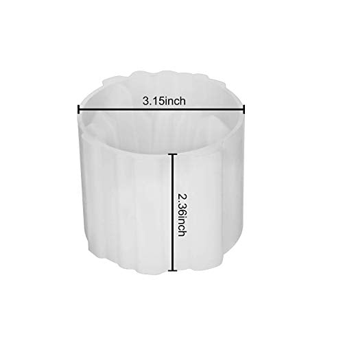 ResinWorld 2 Pack Tea Light Candle Holder Mold + Faceted Ring Cone Resin Mold Silicone, Diamond Shaped Ring Holder Molds for Resin Casting ResinWorld