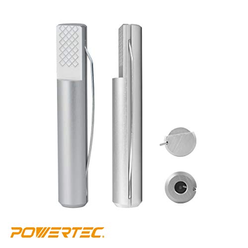 POWERTEC 71466 Bench Dog Clamps 3/4 Inch x 4-3/8 Inch for 3/4 Dog Hole, Spring Loaded Hold Down Clamps for Woodworking Workbenches, 2 Pack POWERTEC