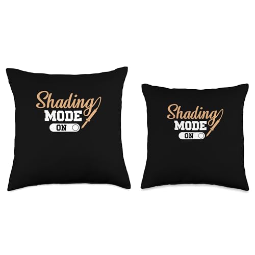 Pyrographer Artist & Woodburner Apparel For Men Woodburning Shading Mode On Funny Pyrography Throw Pillow, 16x16, Multicolor Pyrographer Artist & Woodburner Apparel For Men
