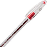 Pentel R.S.V.P. Ballpoint Pen, Fine Line, (0.7mm), Assorted Ink, Clear Barrel, 5 Pack (BK90BP5M) Pentel