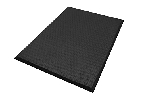 Hudson Exchange (4'x6') MaxCush Anti-Fatigue Comfort Industrial Ergonomic Mat Black HE HUDSON EXCHANGE
