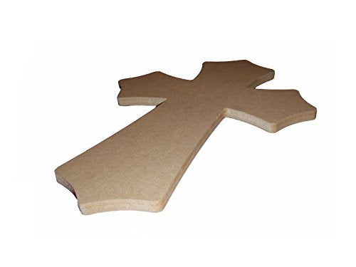 Wood Cross Unfinished Craft Crosses 11 inch Tall MDF