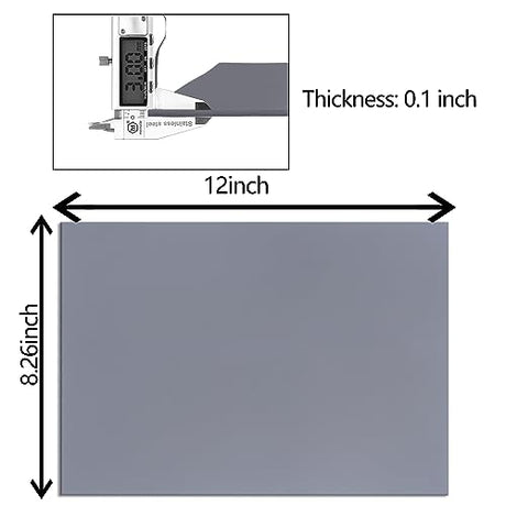 Frddiud Rubber Stamp Sheets for Laser Engraving Machine, 2 PCS A4 Size Engraving Soft Rubber Mats for Laser Cutter to Make Rubber Stamps, Ink Stamp Frddiud