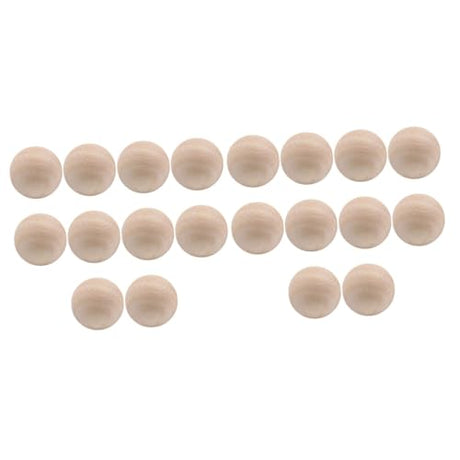 Lurrose 20 Pcs Unfinished Wood Spacer Beads Buddhist Beads Jewelry Making Round Spacer Wood Barrel Beads African Beads Jewelry Making Beads Lurrose