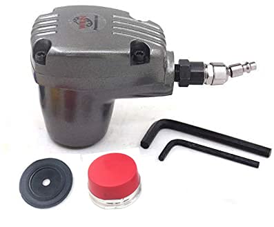 Jitterbug Air Pneumatic Automatic Palm Hammer Handheld Pneumatic Hammer Auto Body 1000 Stroke bpm with Ultra Soft Plastic Hammer Tip for Tire Repair Jitterbug