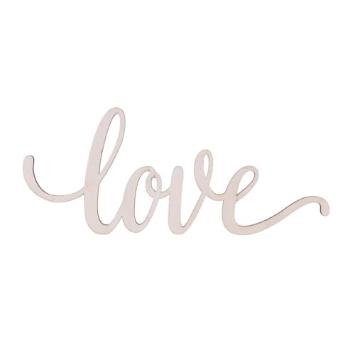 FUNOMOCYA Wood Sign Home Decor Hanging Love Wall Art Unfinished Love Words Sign Unfinished Love Sign Love Hanging Sign Signs Wood Sign Decor Love FUNOMOCYA
