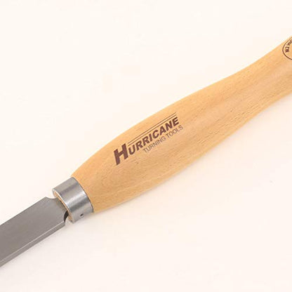 Hurricane Turning Tools, HTT-261W, M2 HSS, 3/4" Round Nose Scraper for Woodturning - WoodArtSupply