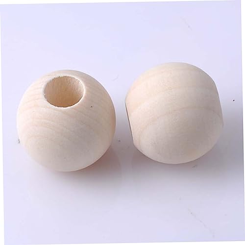 VILLCASE 1 Set Beaded Wood Ring Set Macrame Kits Macrame Making Tool Unfinished Smooth Wooden Ring Natural Wood Rings Small Wood Rings for Macrame VILLCASE