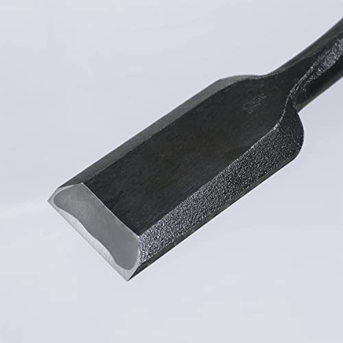 KAKURI Japanese Wood Chisel for Woodworking 1-1/4" (30mm), Made in JAPAN, Professional Japanese Chisel Oire Nomi (Hand Forged), Japanese White Steel KAKURI