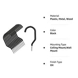 Menecor 12PCS Heavy Duty Bike Storage Hooks Bicycle Wall Mounted Hooks Large Screw Hooks for Wall,Ceiling Menecor