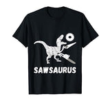 Sawsaurus Woodworker Dinosaurs Carpentry Trex Chainsaw Shirt Cool Woodworking Carpenter Tee Shirt Gifts