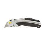 Stanley 10788 Curved Quick-Change Utility Knife, High Carbon Steel Retractable Blade, 3 Blades Stanley