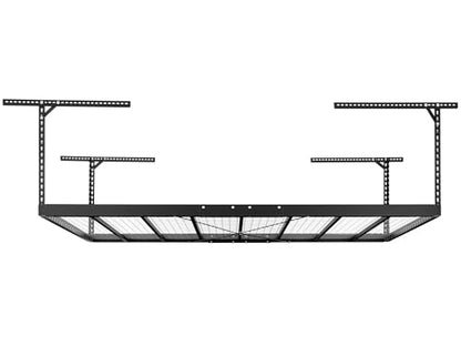 NewAge Products 4 ft. x 8 ft. VersaRac Pro Adjustable Overhead Garage Storage Rack, Heavy Duty Steel Garage Storage Organization, Ceiling Storage - WoodArtSupply