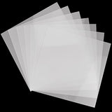 FSWCCK 25pcs 10mil 12 x 12 Inch Milky Translucent Blank Stencil Material Mylar Template Sheets, PET Blank Stencils Sheets for Cricut, Laser Cutting, FSWCCK