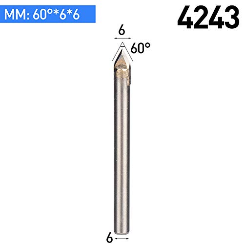 HUHAO 5PCS 60 Degree Router Bits CNC Engraving Router Bit 3D Pyramid Stone Engraving Bits Carving V Bit with 1/4 Shank Router Bit for Stone HUHAO