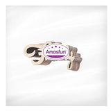 Amosfun 2x1.1'' Wedding Wooden Cutouts Mini Family Wooden Slices Embellishments for DIY Craft Decorations 15pcs Amosfun