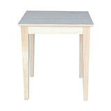 International Concepts Tall Shaker End Table, Unfinished OETNAISAN