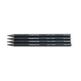 Koh-I-Noor Progresso Woodless Graphite 4-Pencil Set, HB, 2B, 4B, 6B Degrees, 1 Pencil per Degree (FA8911.4BC) , Black Koh-I-Noor